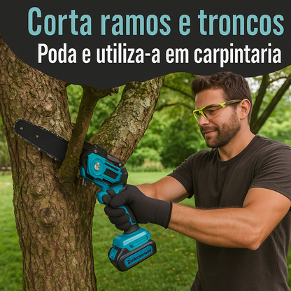 Motosierra Eléctrica Potencia Compacta